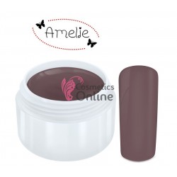 Gel UV Amelie color mat Nude 5ml  + 1 Cutie cu paiete Holografice Cadou